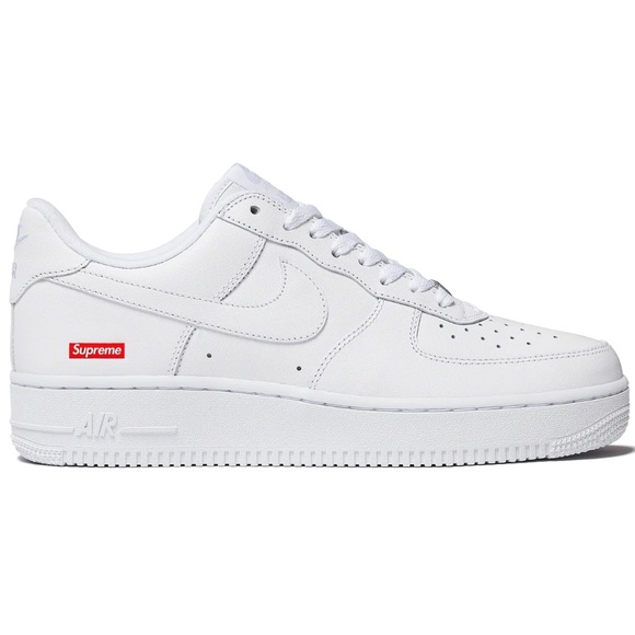 COPY - Supreme /Nike Air Force 1 Low White Size 8 - Picture 1 of 10